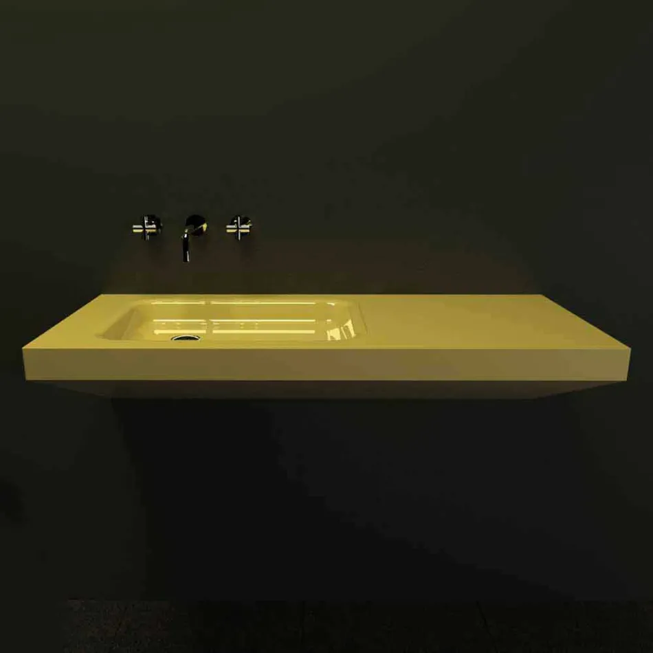 أثاث حمام مزود بحوض سرج مصنوع في إيطاليا Viadurini