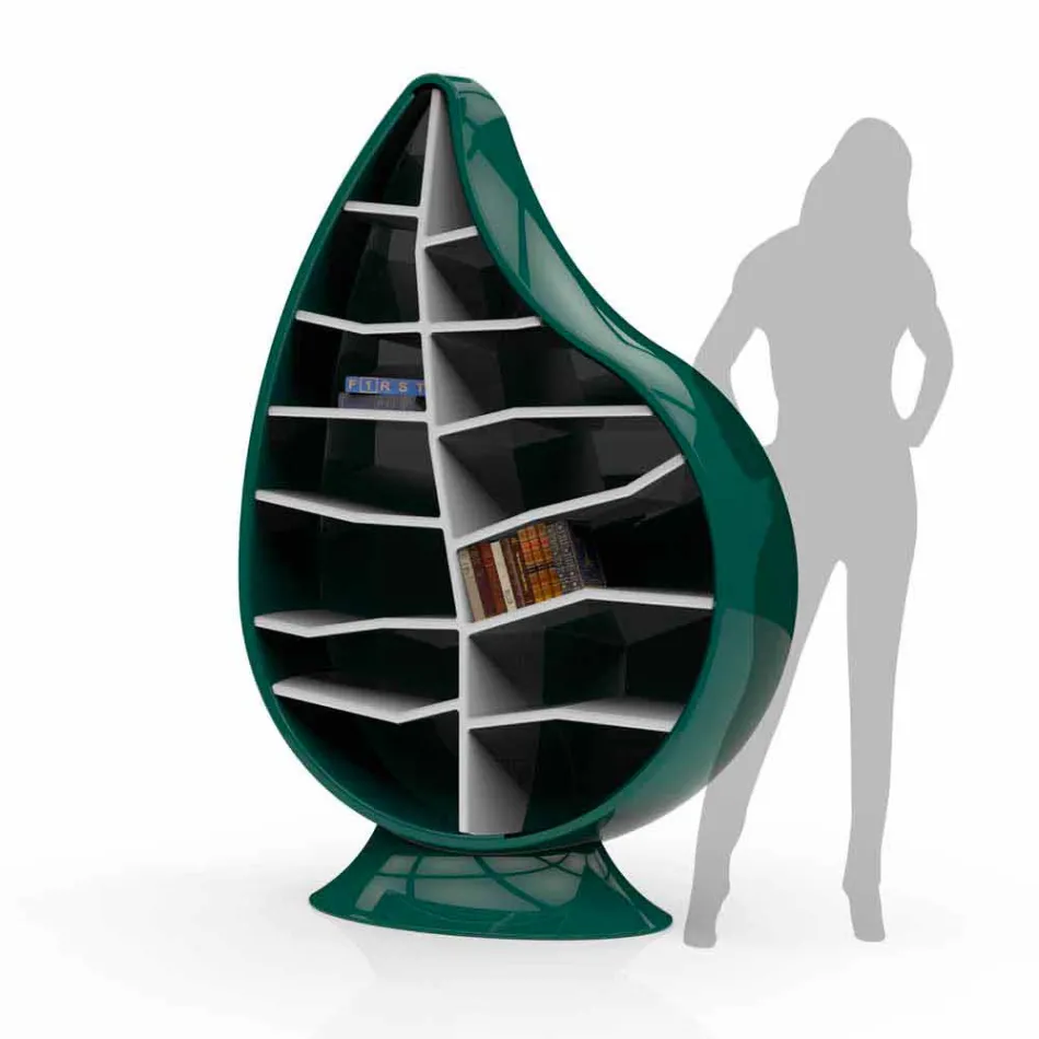 مكتبة حديثة - الكلوروفيل صنع في إيطاليا Viadurini