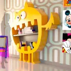 مكتبة هاردي الحديثة المصنوعة في إيطاليا Viadurini