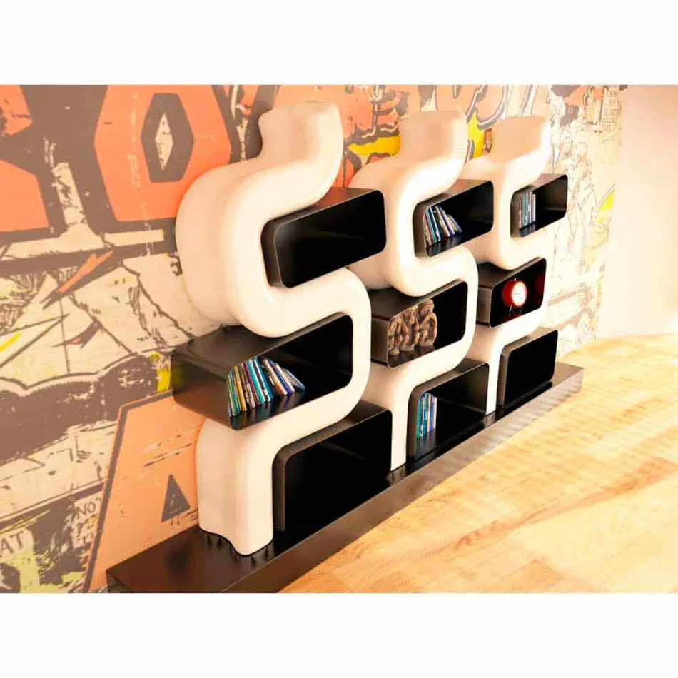 مكتبة حديثة Ser P صنع في إيطاليا Viadurini