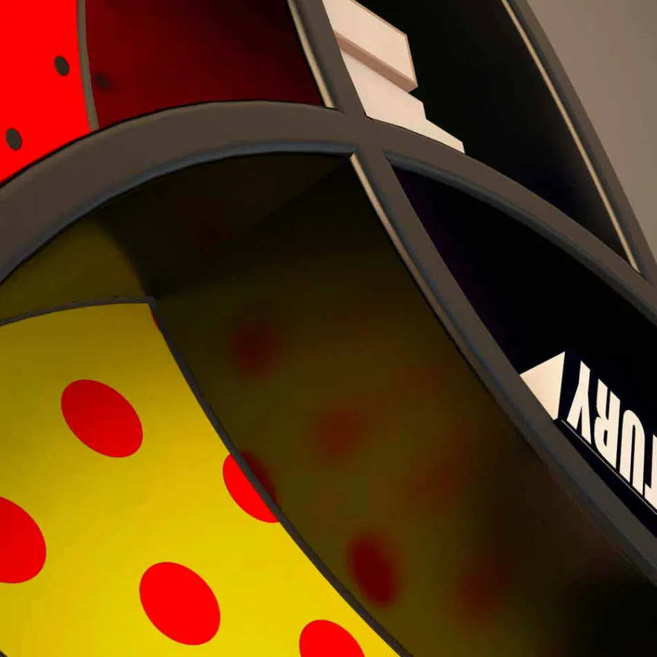 تصميم رف كتب الخشخاش صنع في إيطاليا Viadurini