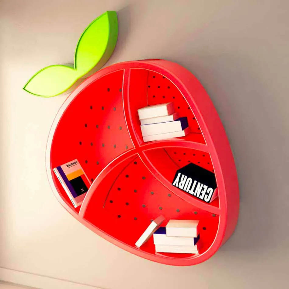 تصميم رف كتب الخشخاش صنع في إيطاليا Viadurini