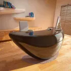 مكتب بوميرانج الحديث مصنوع في إيطاليا Viadurini