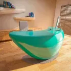 مكتب بوميرانج الحديث مصنوع في إيطاليا Viadurini