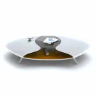 تصميم طاولة قهوة Alien صنع في إيطاليا Viadurini