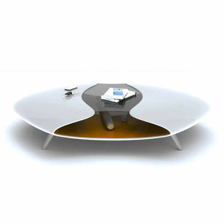 تصميم طاولة قهوة Alien صنع في إيطاليا Viadurini