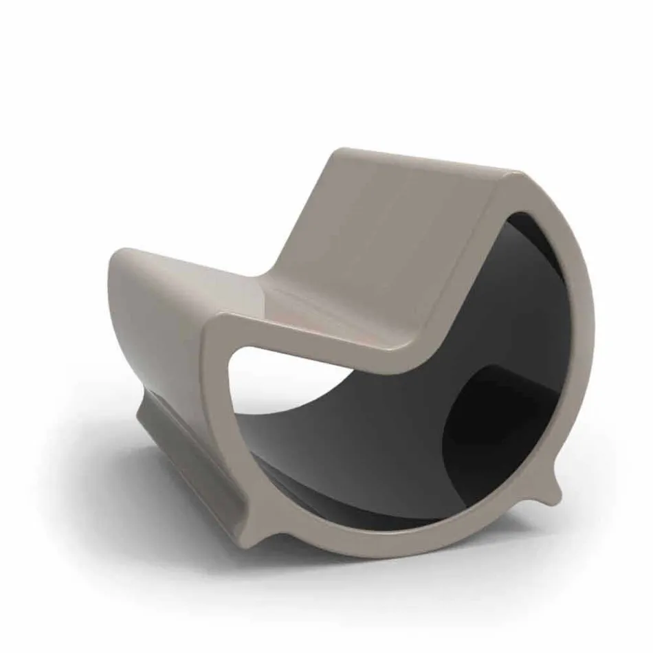 أريكة نوم مزدوجة بتصميم القمر المتأرجح، صنع في إيطاليا Viadurini