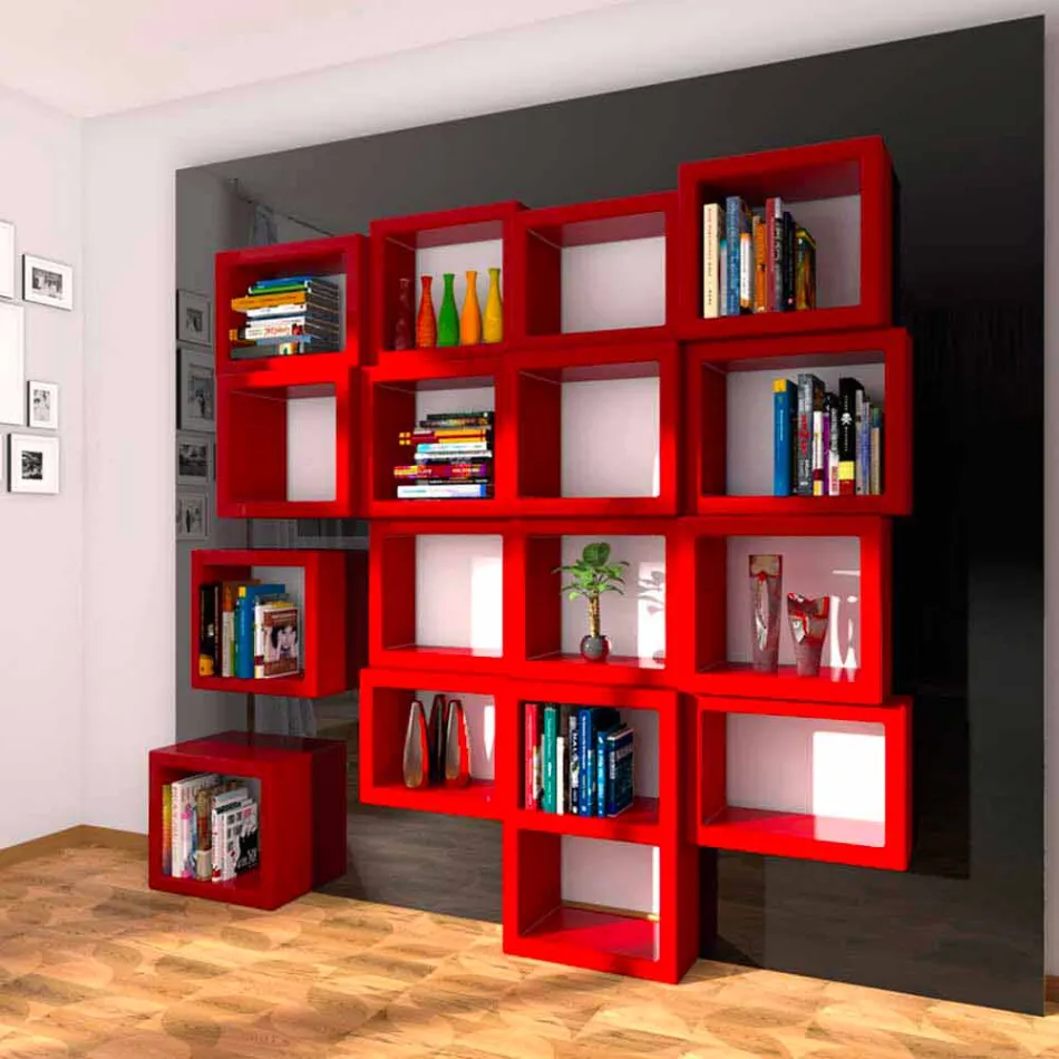 تصميم المكتبة Fra011 صنع في إيطاليا Viadurini