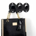 2 علاقة حائط ثلاثية بتصميم مشبك من زجاج شبكي ملون - فريدي Viadurini