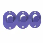 2 علاقة حائط ثلاثية بتصميم مشبك من زجاج شبكي ملون - فريدي Viadurini