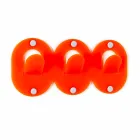 2 علاقة حائط ثلاثية بتصميم مشبك من زجاج شبكي ملون - فريدي Viadurini