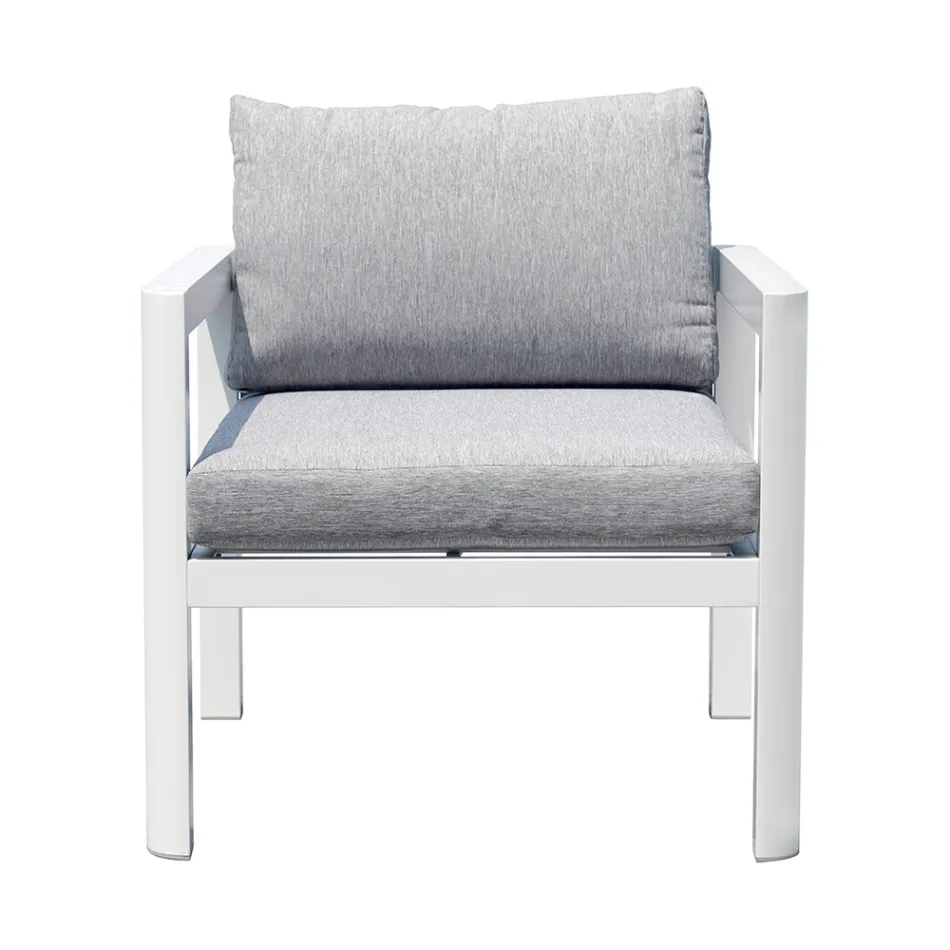 كرسيان خارجيان مصنوعان من الألومنيوم والبوليستر - ميكي ماوس Viadurini