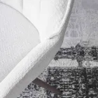 كرسيان داخليان من المعدن البرونزي مع مقعد من قماش Bliss - Varen Viadurini