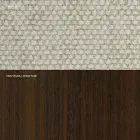 4 كراسي طعام من خشب الدردار الصلب والقماش، صنع في إيطاليا - سولو Viadurini