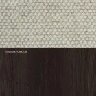 4 كراسي طعام من خشب الدردار الصلب والقماش، صنع في إيطاليا - سولو Viadurini