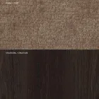 4 كراسي طعام من خشب الدردار الصلب والقماش، صنع في إيطاليا - سولو Viadurini