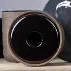 إكسسوارات الحمام الحديثة المصنوعة من الطين الأسود في إيطاليا - أنتونيلا Viadurini