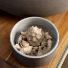 إكسسوارات الحمام المصنوعة من الطين الرمادي صنع في إيطاليا - أنتونيلا Viadurini