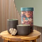 إكسسوارات الحمام الخضراء المصنوعة من الطين الحراري في إيطاليا - أنتونيلا Viadurini