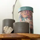 إكسسوارات الحمام الخضراء المصنوعة من الطين الحراري في إيطاليا - أنتونيلا Viadurini