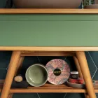 إكسسوارات الحمام الخضراء المصنوعة من الطين الحراري في إيطاليا - أنتونيلا Viadurini