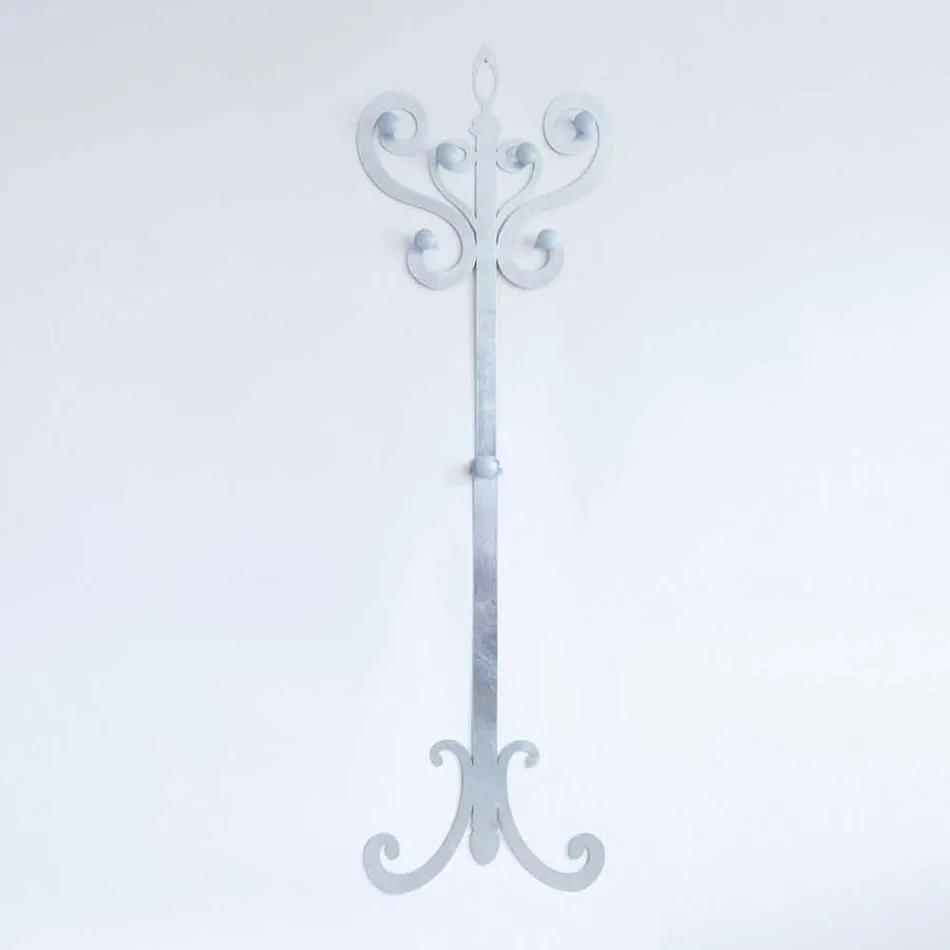 شماعة حائط بتصميم عصري من الحديد الملون، صنع في إيطاليا - توريس Viadurini