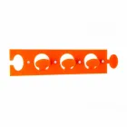 علاقة معطف حائط بتصميم ثلاثي الألوان من زجاج شبكي - قطعتان - فراتاك Viadurini