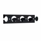 علاقة معطف حائط بتصميم ثلاثي الألوان من زجاج شبكي - قطعتان - فراتاك Viadurini