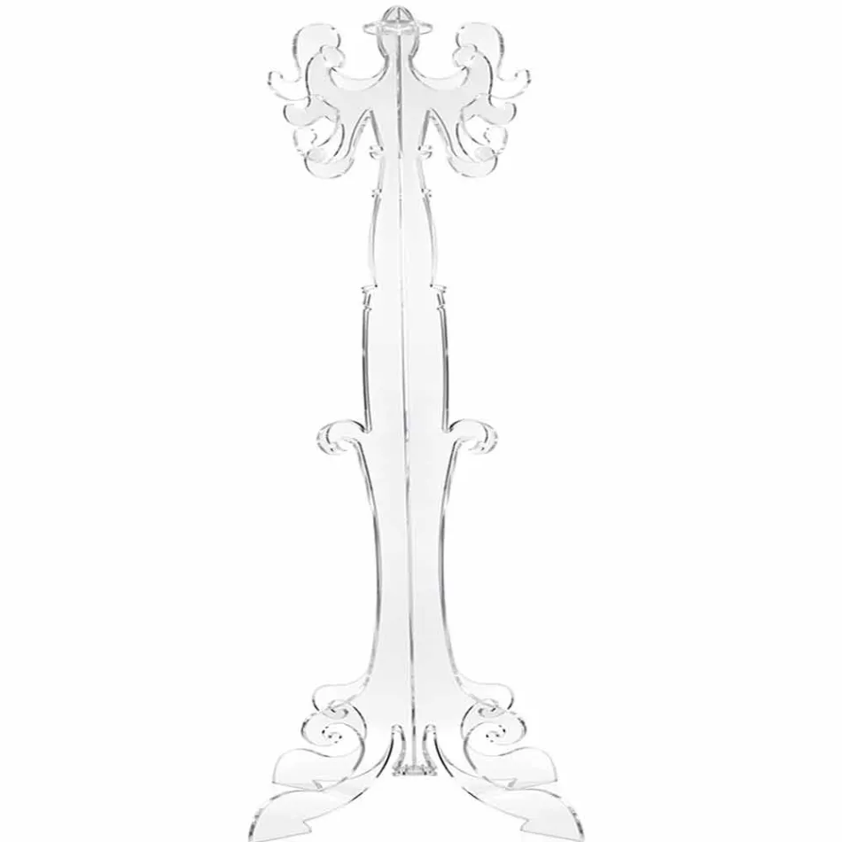 علاقة معاطف أرضية بتصميم كلاسيكي، مصنوعة من زجاج شبكي Viadurini