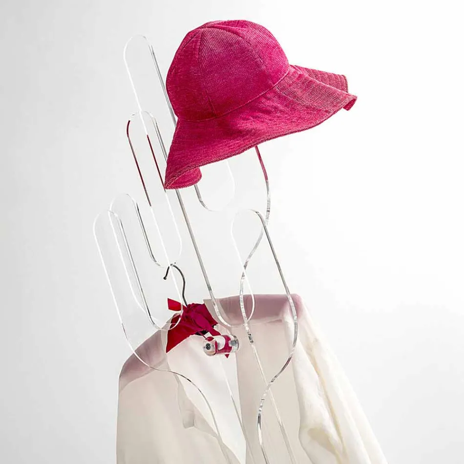 طلاء أرضي بتصميم شفاف معاصر من كاكتوس، صنع في إيطاليا Viadurini