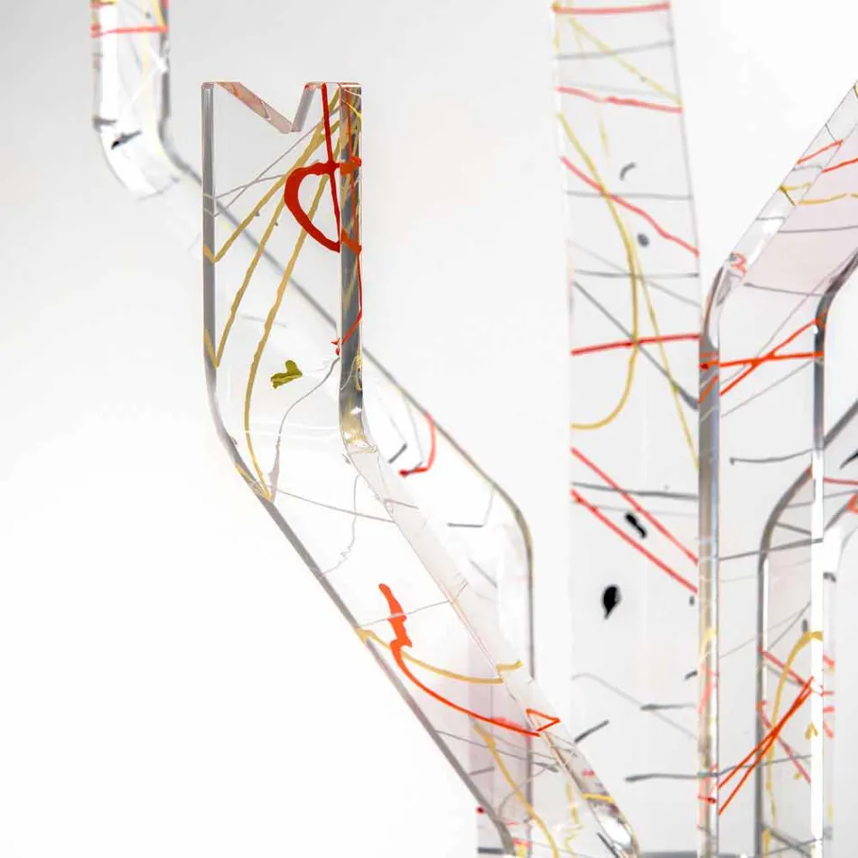 شماعة معاطف أرضية حديثة متعددة الألوان مصنوعة في إيطاليا، أندريا Viadurini