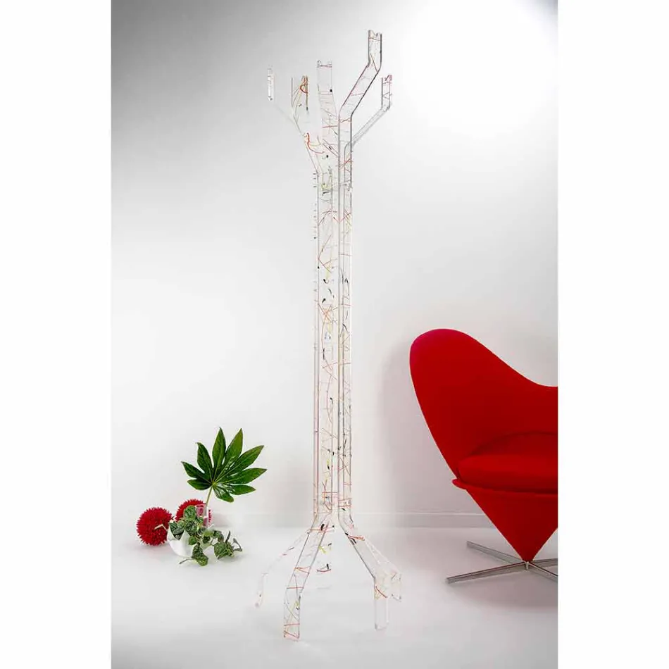 شماعة معاطف أرضية حديثة متعددة الألوان مصنوعة في إيطاليا، أندريا Viadurini