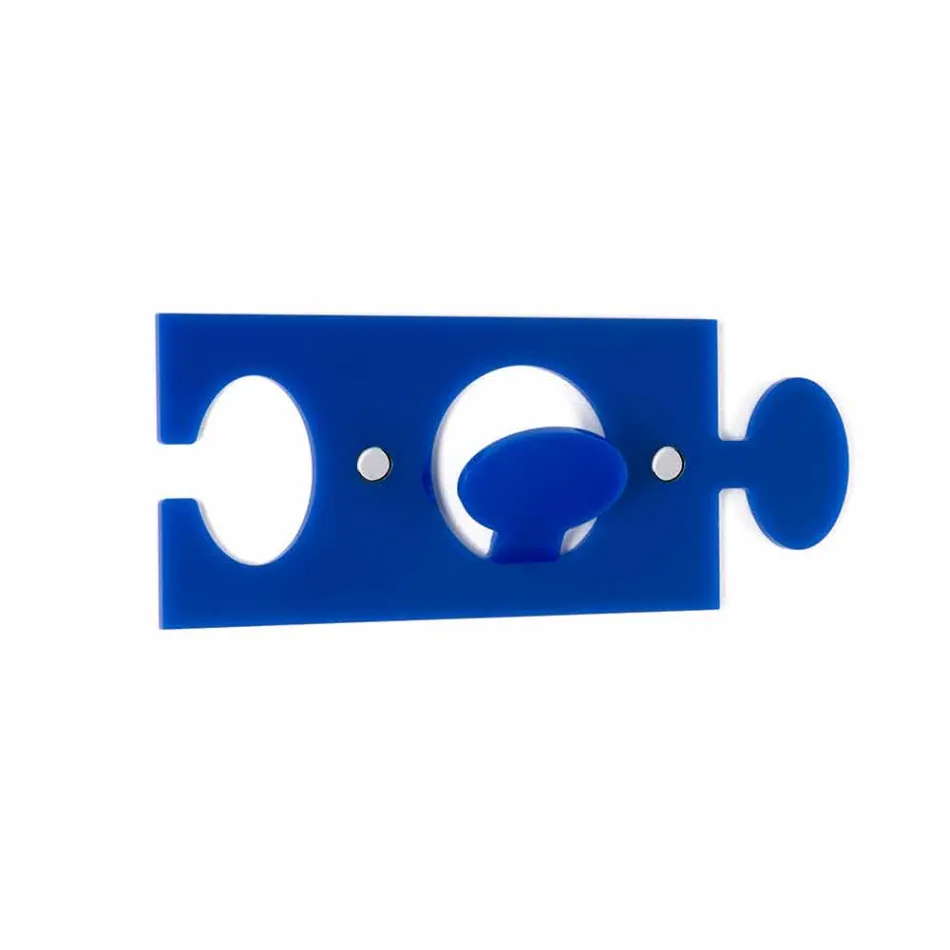 شماعات حائط من زجاج شبكي ملون بتصميم فردي - 4 قطع - فراتاك Viadurini