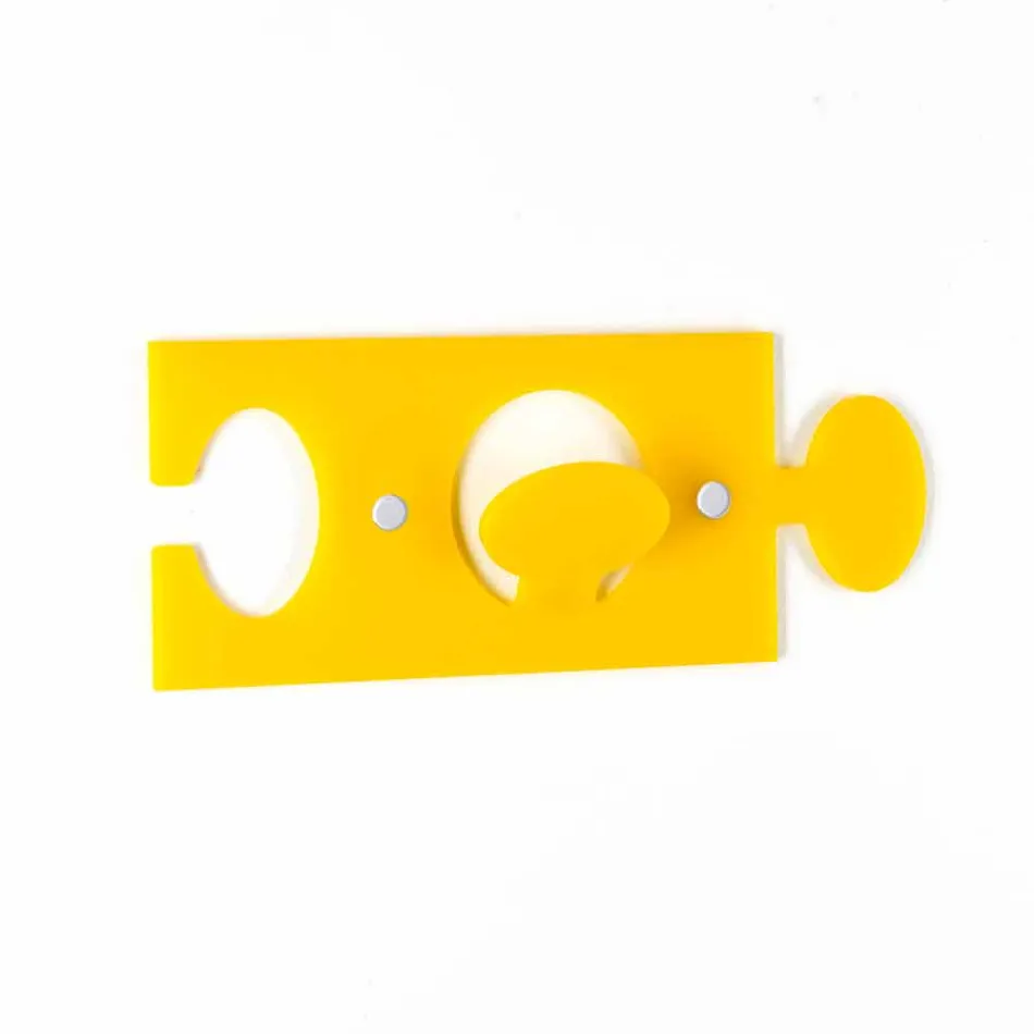 شماعات حائط من زجاج شبكي ملون بتصميم فردي - 4 قطع - فراتاك Viadurini