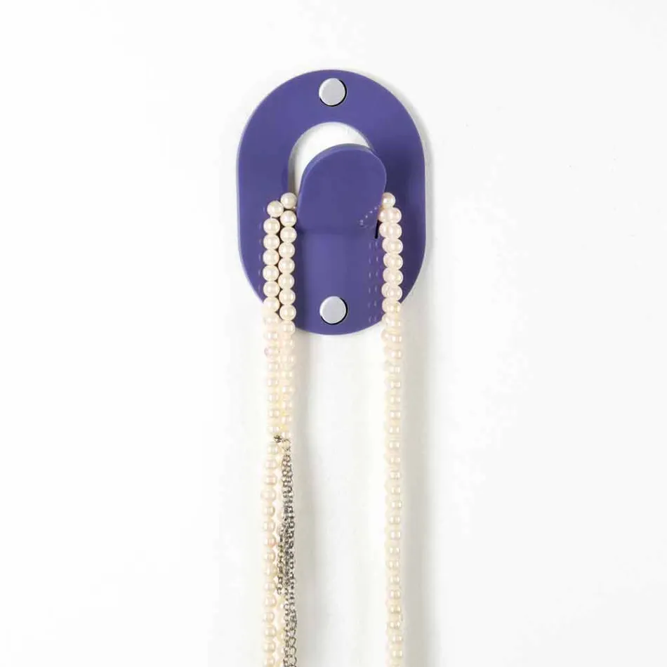 شماعات حائط من زجاج شبكي ملون، ٥ قطع بتصميم مشبك - فريدي Viadurini