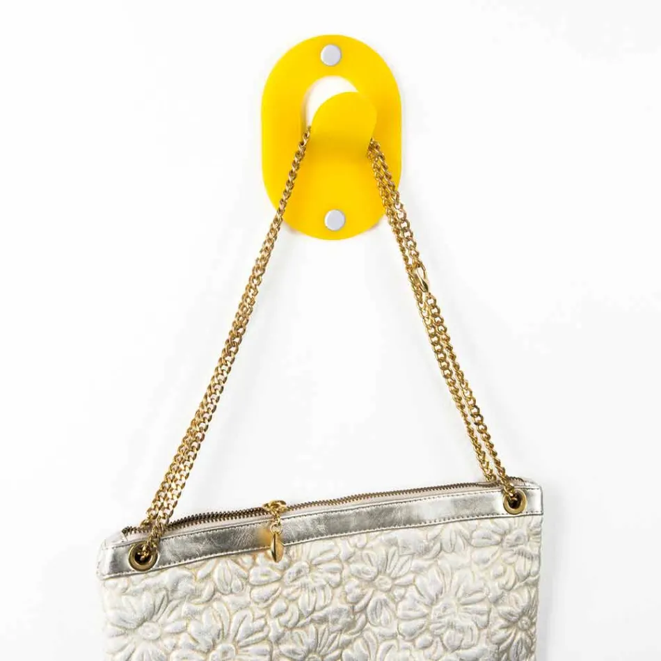 شماعات حائط من زجاج شبكي ملون، ٥ قطع بتصميم مشبك - فريدي Viadurini