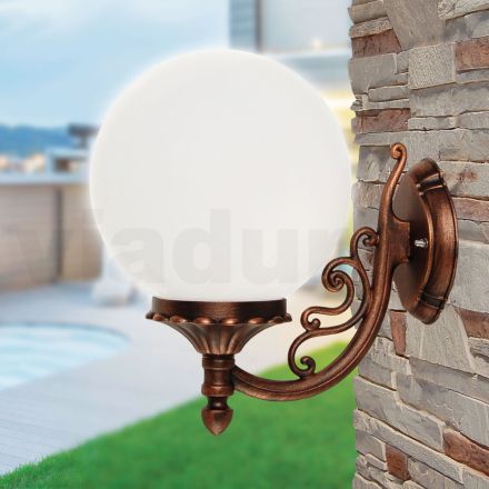 تطبيق مع كرة أكريليك وهيكل من الألومنيوم المصبوب - Trovanero Viadurini