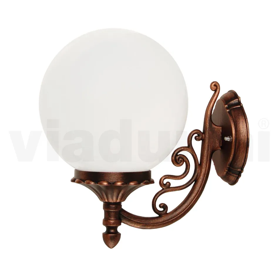 تطبيق مع كرة أكريليك وهيكل من الألومنيوم المصبوب - Trovanero Viadurini