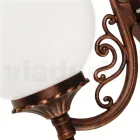 تطبيق مع كرة أكريليك وهيكل من الألومنيوم المصبوب - Trovanero Viadurini