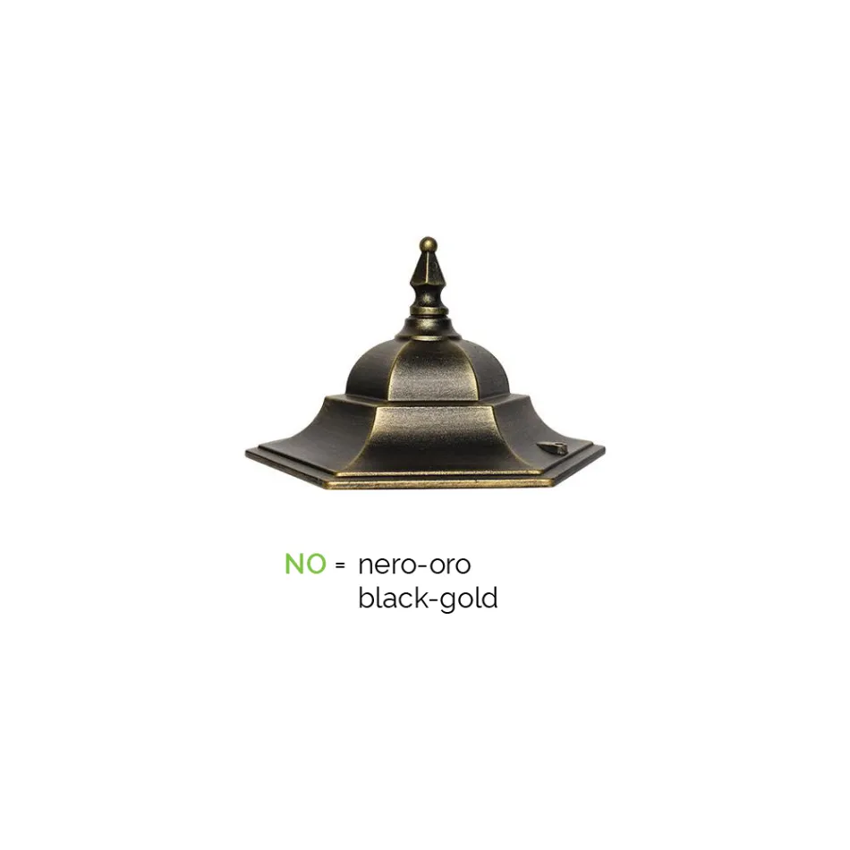 مصباح حائط خارجي من الألومنيوم والزجاج صنع في إيطاليا - Janira Viadurini