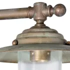 مصباح جداري خارجي من إلفيكو مصنوع من النحاس والزجاج الشفاف، ومصنف بمعيار IP44. Viadurini