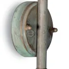 مصباح جداري خارجي من إلفيكو مصنوع من النحاس والزجاج الشفاف، ومصنف بمعيار IP44. Viadurini