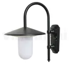 مصباح حائط خارجي عتيق من الألومنيوم بلون أنثراسايت، صنع في إيطاليا - بيلين Viadurini