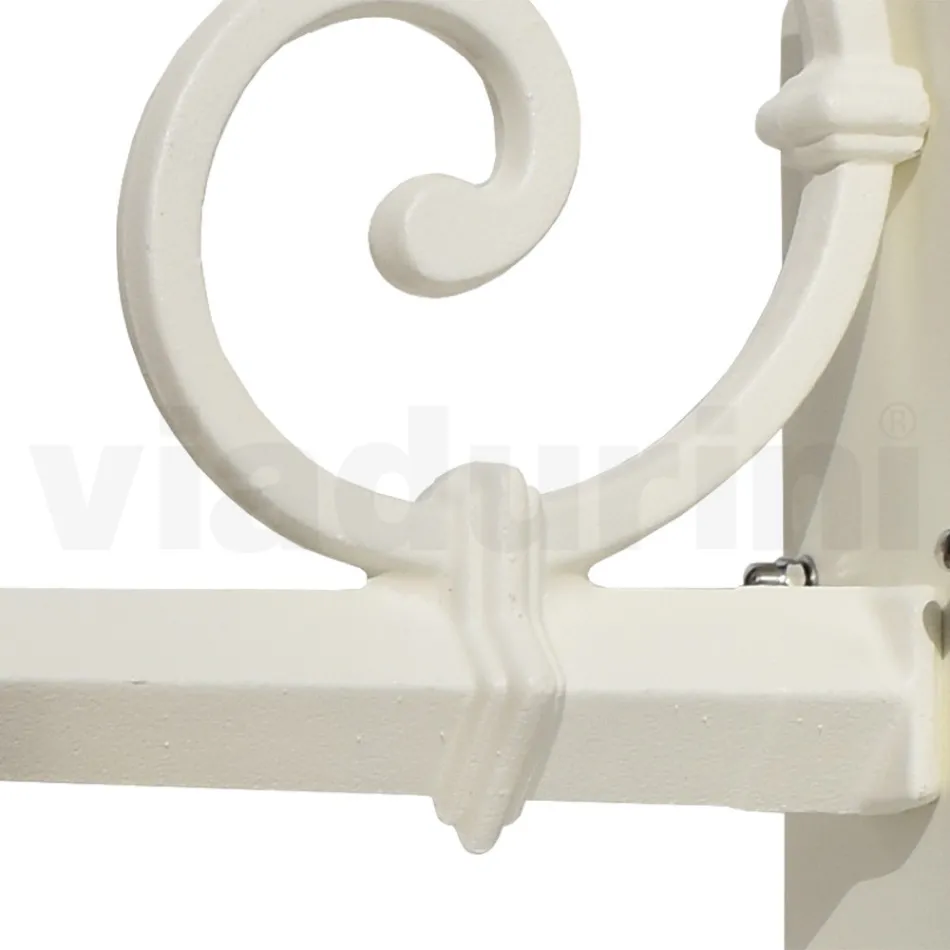 مصباح حائط خارجي عتيق من الألومنيوم والنحاس صنع في إيطاليا - أديلا Viadurini