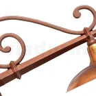 مصباح حائط خارجي عتيق من الألومنيوم والنحاس صنع في إيطاليا - أديلا Viadurini