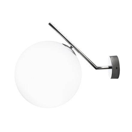 مصباح حائط من الزجاج الفينيسي المنفوخ يدويًا - ثلجي Viadurini