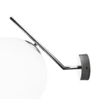 مصباح حائط من الزجاج الفينيسي المنفوخ يدويًا - ثلجي Viadurini