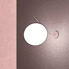 مصباح حائط من الزجاج الفينيسي المنفوخ يدويًا - ثلجي Viadurini