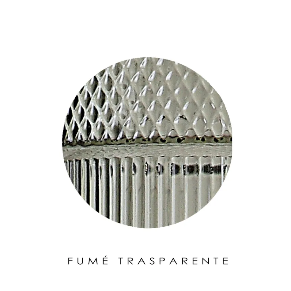 شمعدان حائط من الزجاج المنفوخ يدويًا في البندقية والمعدن - ساتومي Viadurini