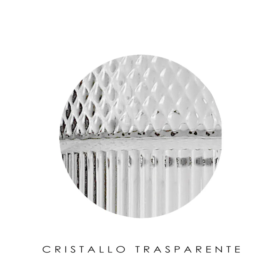 شمعدان حائط من الزجاج المنفوخ يدويًا في البندقية والمعدن - ساتومي Viadurini